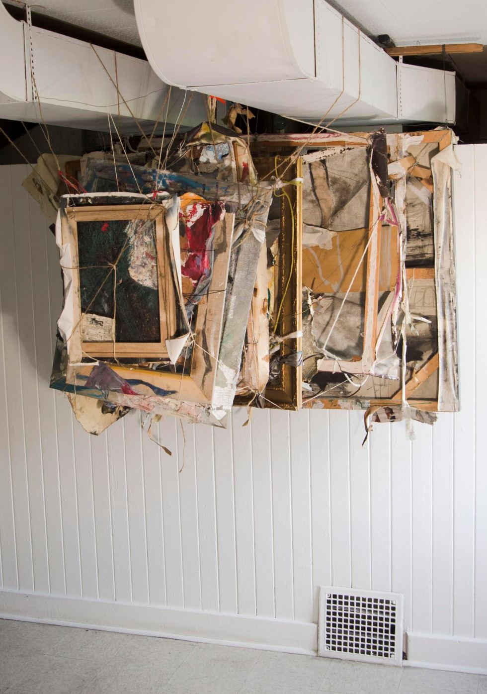 something-to-do-with-the-steady-mechanism-of-effort-medicines-2011-2016-oil-acrylic-mixed-materials-objects-and-papier-mache